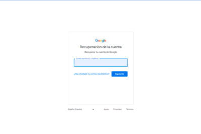 Cómo recuperar una cuenta de Google eliminada